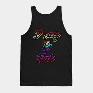 Drag and Fab Pride Rainbow Tank Top